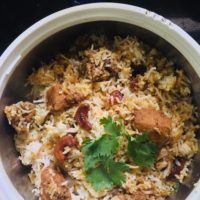 hyderabadi chicken biryani - sree