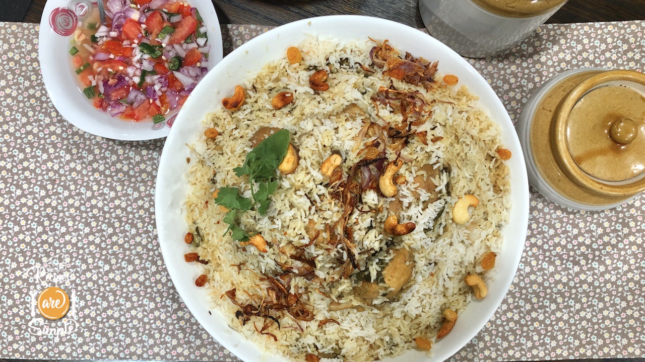 kayikka's style kayees style biryani