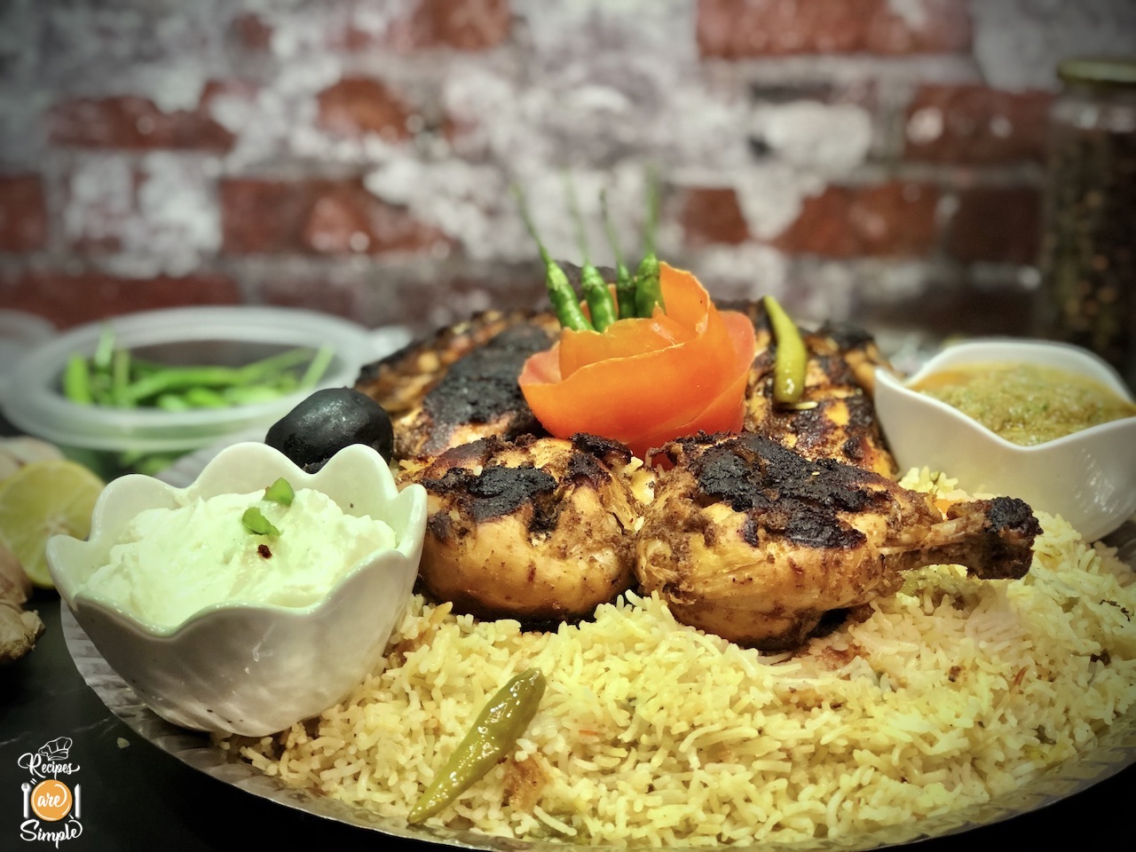 Chicken Al Faham Mandi recipe video r