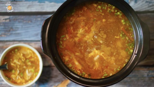 Hot and Sour Chicken Soup Recipe