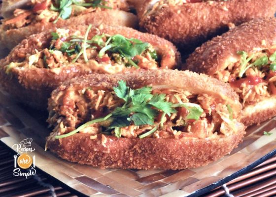 Bakery Style Fried Bun Chicken Sandwich