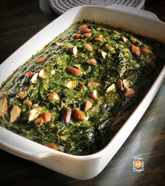 BAKED SPINACH