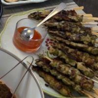 malaysian chicken satay - tina roger