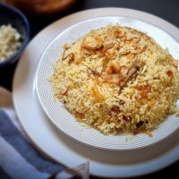 thalassery chicken biryani - cooking stories by njk