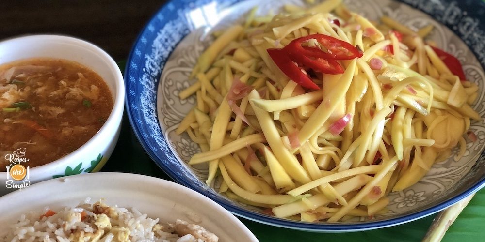 Raw Mango Salad (with Torch Ginger)