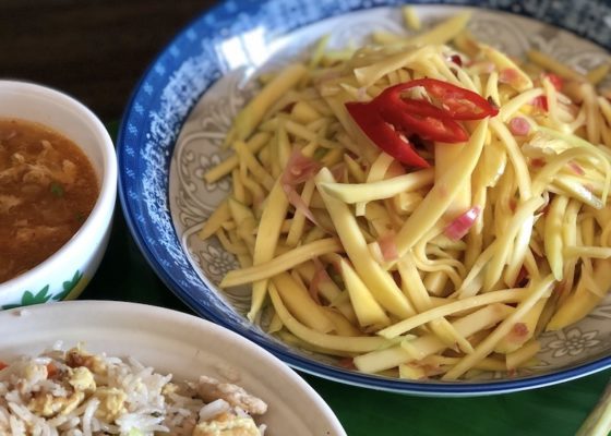 Raw Mango Salad (with Torch Ginger)