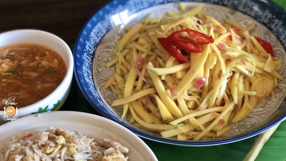 Raw Mango Salad (with Torch Ginger) salad recipe