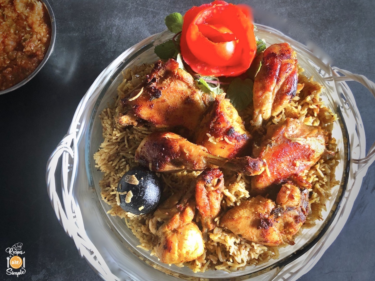 Saudi Chicken Kabsa Arabian Rice 2 Chicken Kabsa Arabian Rice