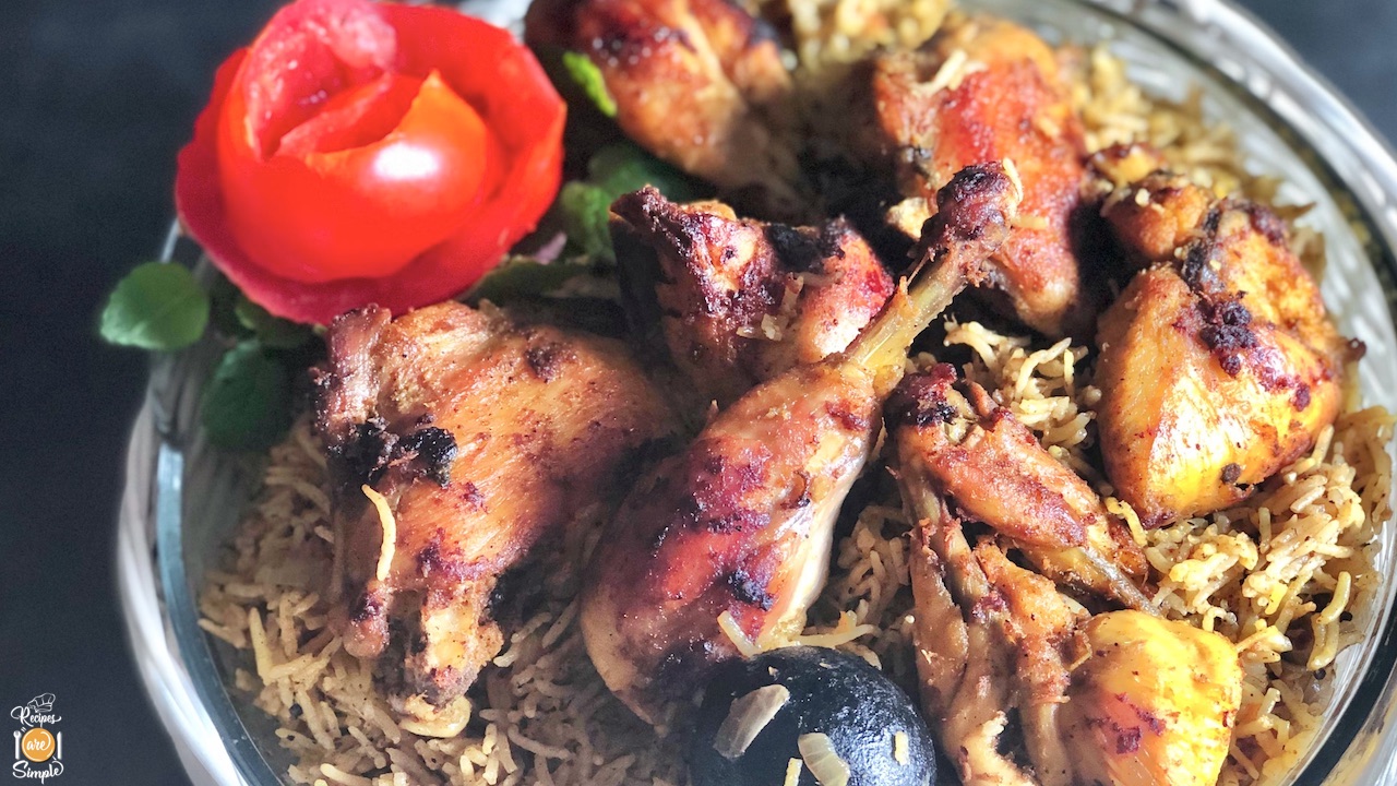 Saudi Chicken Kabsa - Arabian Rice