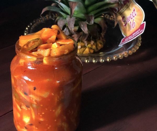 Sweet and Spicy Pineapple Pickle