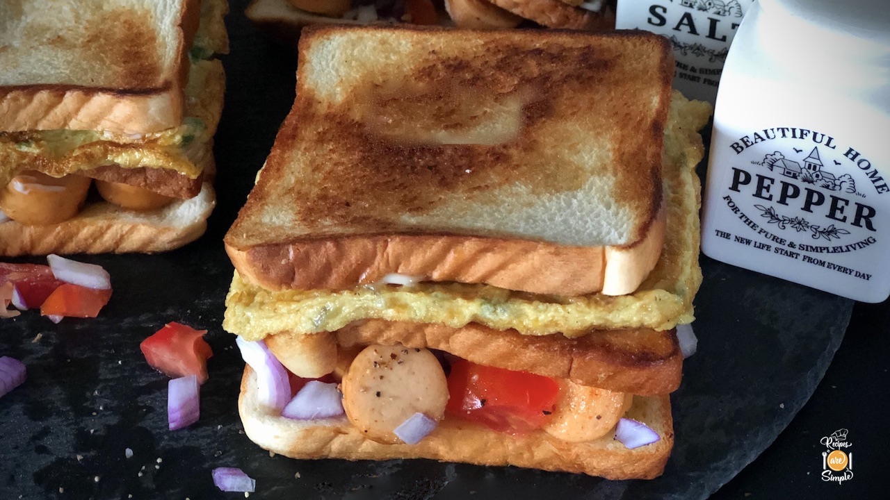%name Double Decker Breakfast Sandwich