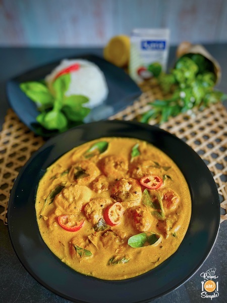 basil coconut prawn curry 2