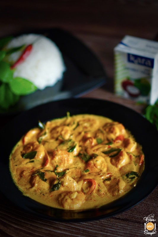 basil coconut prawn curry 4