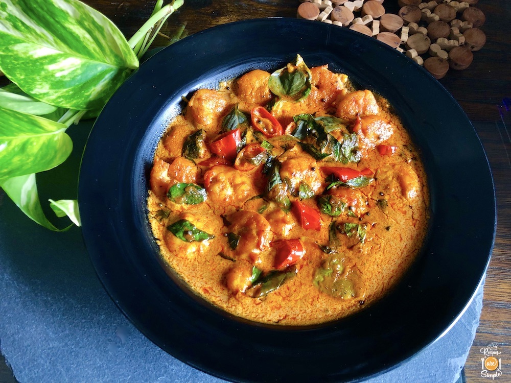 basil coconut prawn curry 6