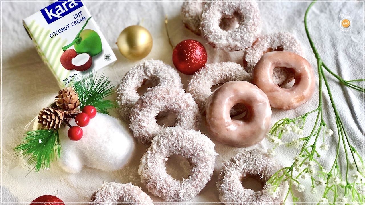 Coconut Doughnuts - Christmas 2021 Special recipe video