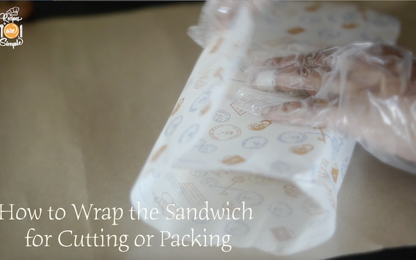 How to make a Cut Open Sandwich Paper Wrapped Sandwich 5 How to make a Cut Open Sandwich | Paper Wrapped Sandwich