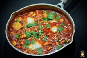 Paneer Shakshouka with Cannellini beans