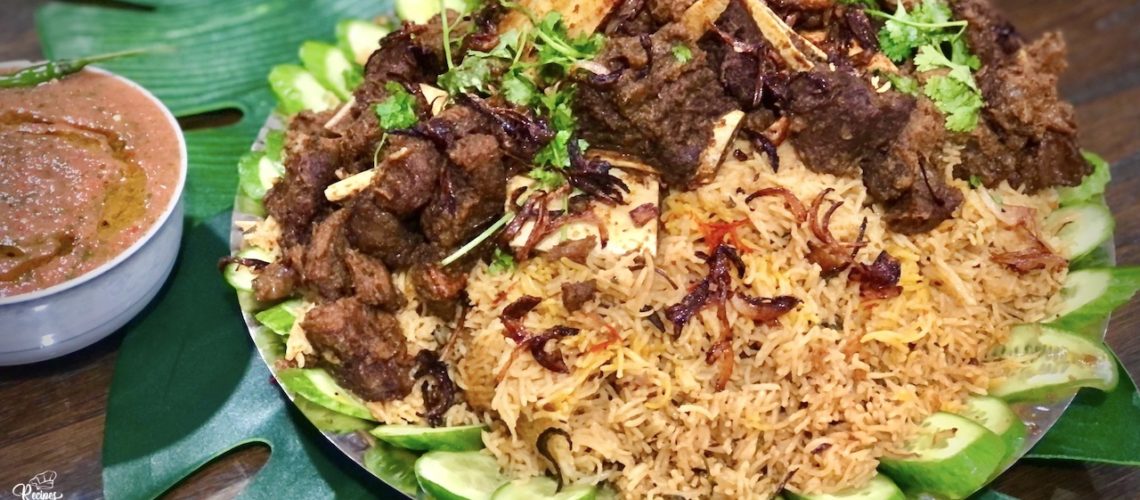 Beef Mandi (Arabian Fragrant Rice with Beef)