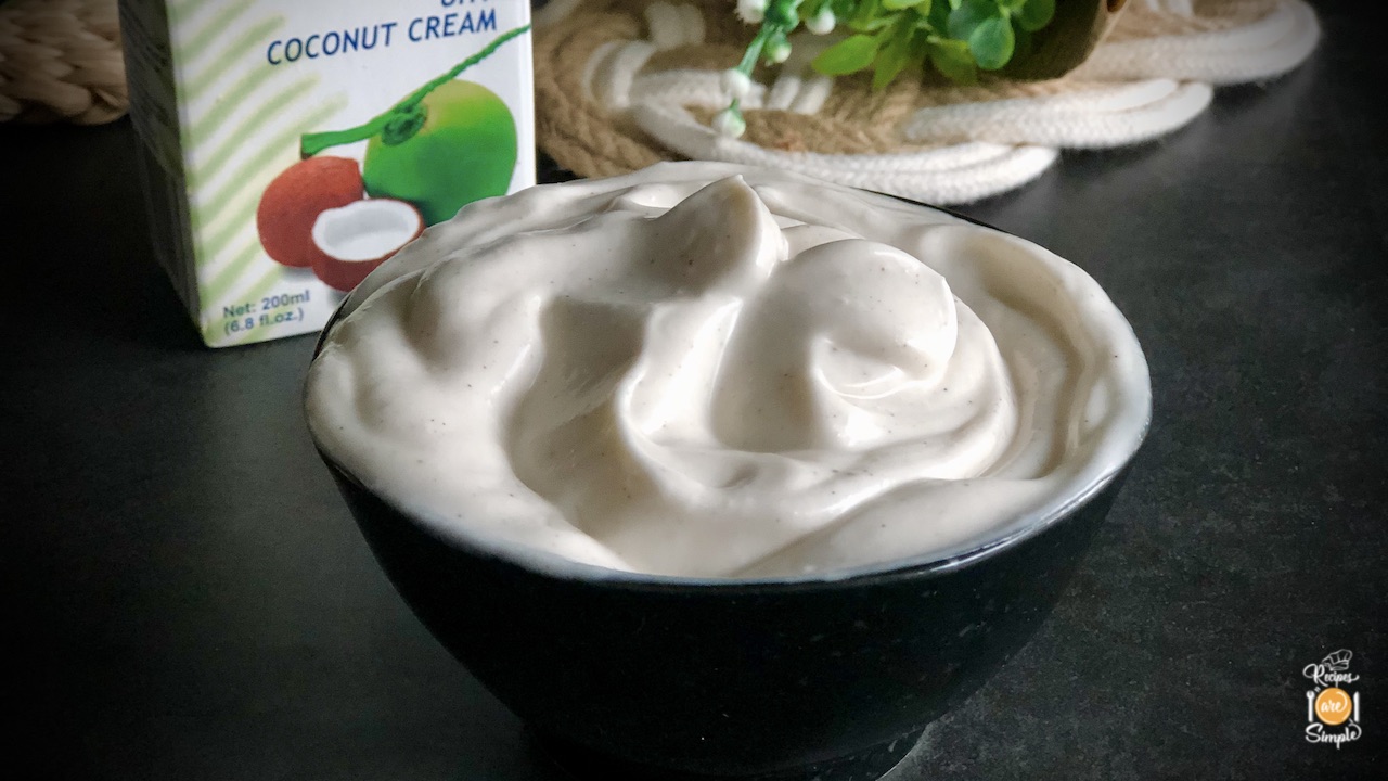 %name Vegan Mayonnaise |  Mayonnaise using Coconut Cream