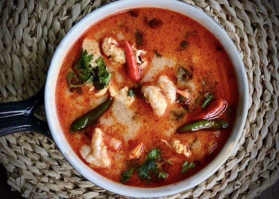 Creamy Tom Yum Soup