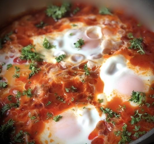 Baked Beans and Eggs