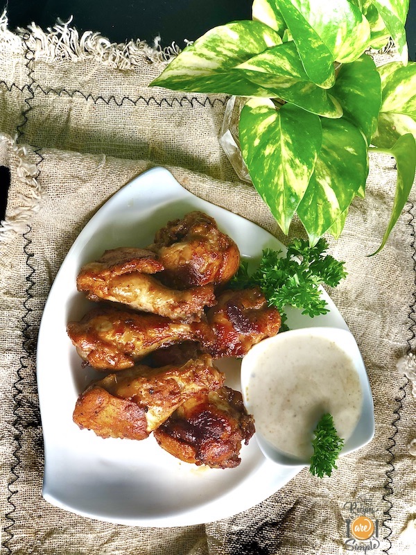 Baked Chicken Wings - Texas Style recipe