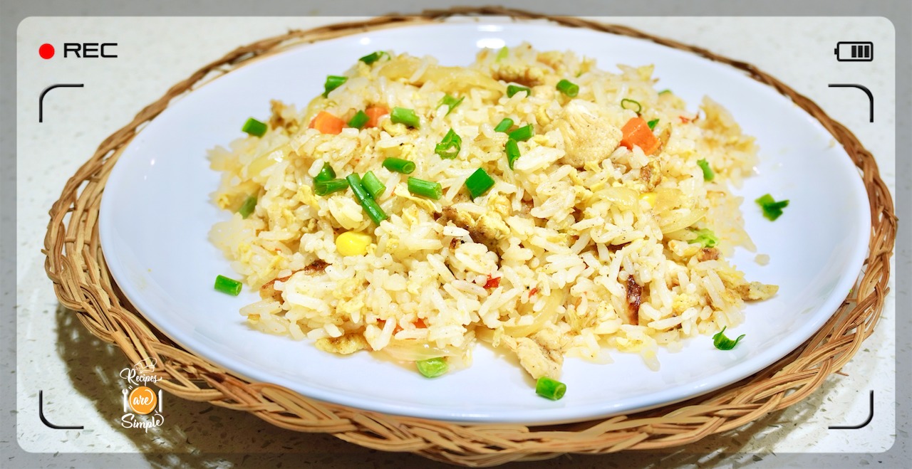 singapore chicken fried rice copy Super Quick and Easy Singapore Fried Rice