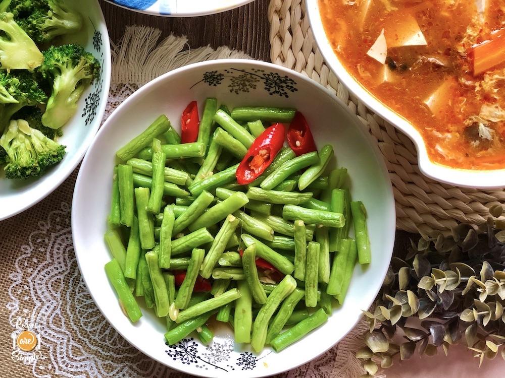 Garlic Green Beans Chinese Stir Fry