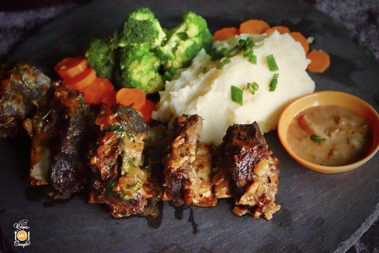 Beef Ribs with Creamy Coconut Sauce