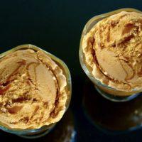 burnt caramel ice cream (eggless)