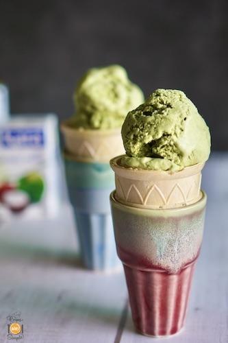 Matcha Coconut Ice Cream recipe video