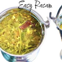 easy Tamil style Rasam