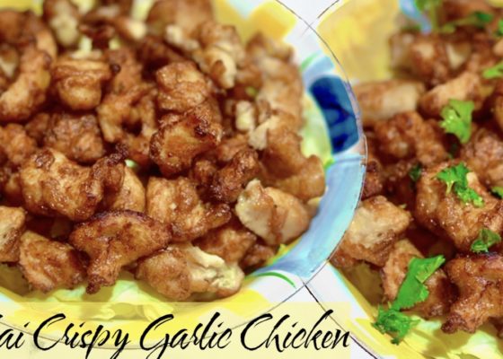 Thai Crispy Garlic Chicken