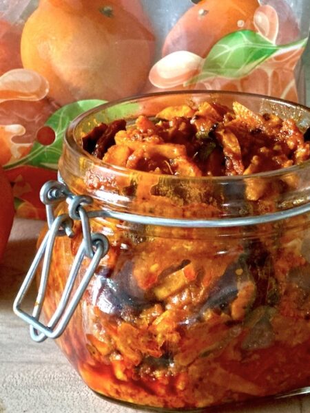 orange tholi achar