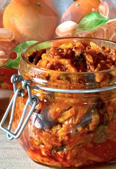 orange tholi achar